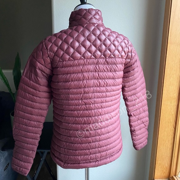 Patagonia AlpLight Down Jacket Dark Ruby Medium Windproof Packable Burgundy M - Picture 7 of 12